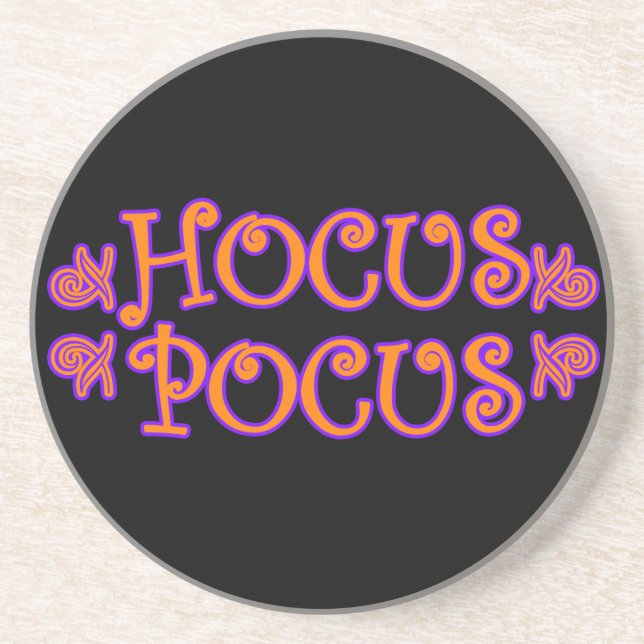 Porta-copos De Arenito Hocus Pocus (Frente)