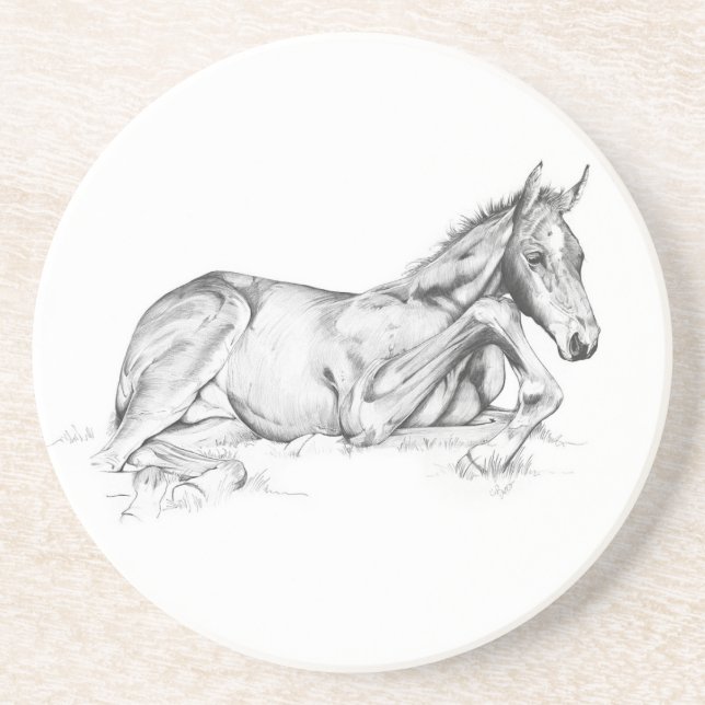 Porta-copos De Arenito Hora de Silêncio (Frente)