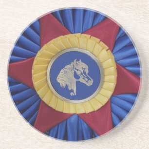 Porta-copos De Arenito Horse Show Rosette