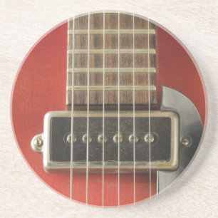 Porta-copos De Arenito I Heart Guitars
