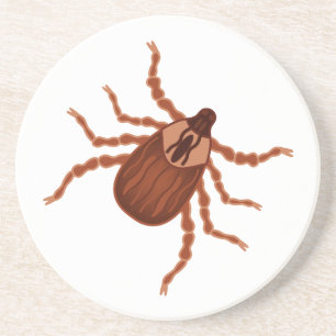 Porta-copos De Arenito Ilustração de Tick Realista Rastreada