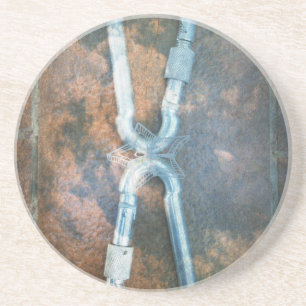 Porta-copos De Arenito Impressão de Artes de Carabiners Vinculados