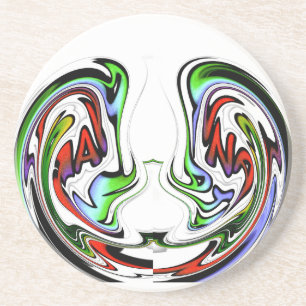 Porta-copos De Arenito Incrível Impressão de Arte do Corredor de Hakuna M