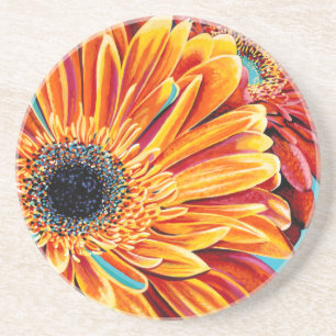 Porta-copos De Arenito Intermitências de cores II