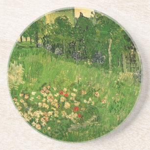 Porta-copos De Arenito Jardim de Daubigny por Vincent van Gogh, Le Jardin