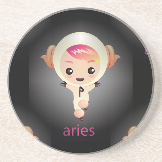 Porta-copos De Arenito kawaii (Frente)