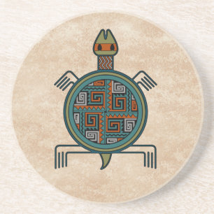 Porta-copos De Arenito La Tortuga - tartaruga