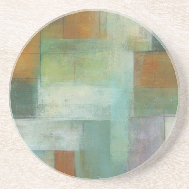 Porta-copos De Arenito Lago Blue Essence II (Frente)