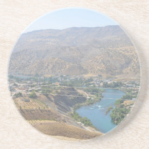 Porta-copos De Arenito Lago Ducan4