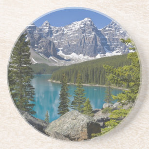 Porta-copos De Arenito Lago Moraine, Rochas Canadenses, Alberta, Canadá