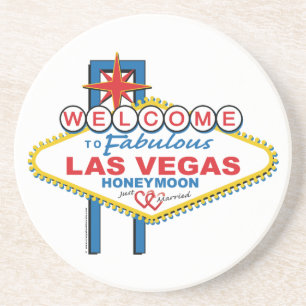 Porta-copos De Arenito Las Vegas Honeymoon