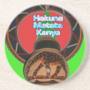 Porta-copos De Arenito Legal Retro Vintage Hakuna Matata Oferece Guarda Q