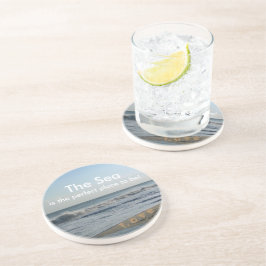 Porta-copos De Arenito Life By Sea Beach Sand Beink Coasters