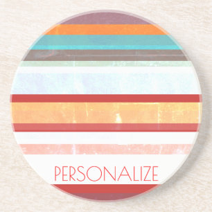 Porta-copos De Arenito Listras Personalizadas