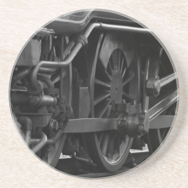 Porta-copos De Arenito Locomotive Mechanical School (Frente)