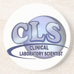 Porta-copos De Arenito LOGOTIPO de CLS FunBlue - CIENTISTA CLÍNICO do