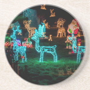 Porta-copos De Arenito luzes de natal