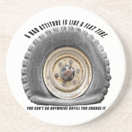 Porta-copos De Arenito Má Atitude Como Pneus