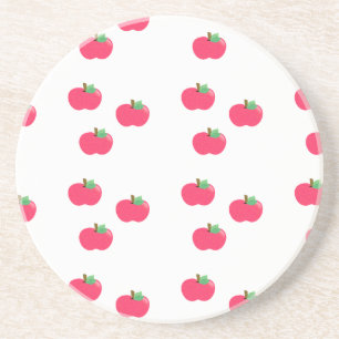 Porta-copos De Arenito maçã maçãs fruta comida vinha personalizar