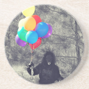 Porta-copos De Arenito macaco de balões de aniversário