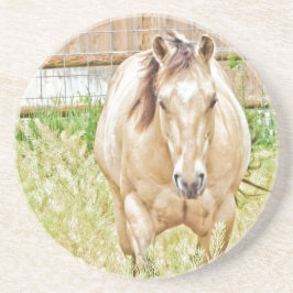 Porta-copos De Arenito Manhã Preguiçosa