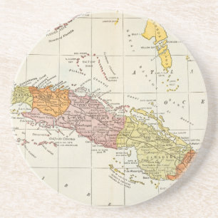 PORTA-COPOS DE ARENITO MAPA: CUBA, 1900