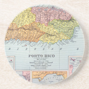 PORTA-COPOS DE ARENITO MAPA: PUERTO RICO, 1900