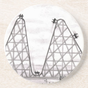 Porta-copos De Arenito Melhor montanha russa mais má