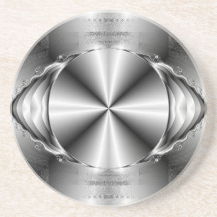 Porta-copos De Arenito Metálico