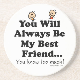 Porta-copos De Arenito Minhas portas copos do melhor amigo