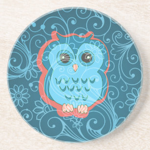 Porta-copos De Arenito Moda Floral Retro Legal Bonita, Cuta