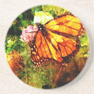 Porta-copos De Arenito Monarch Grunge