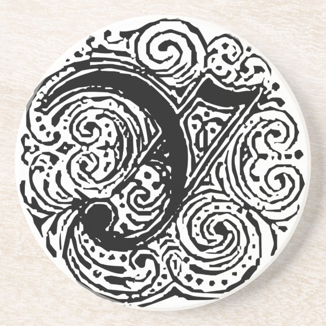 Porta-copos De Arenito Monarquia "Y" (Frente)