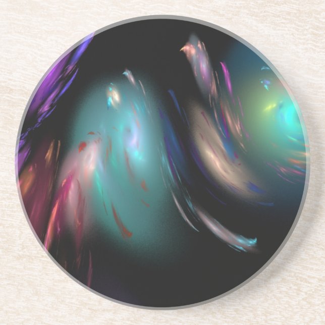 Porta-copos De Arenito Mundos Colidindo (Frente)