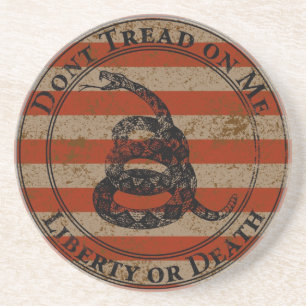 Porta-copos De Arenito Não pise em mim