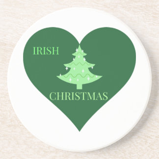 Porta-copos De Arenito Natal irlandês