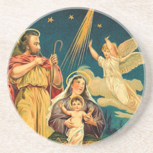 Porta-copos De Arenito Natal Vitoriano Natividade