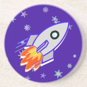 Porta-copos De Arenito Navio de Rocket
