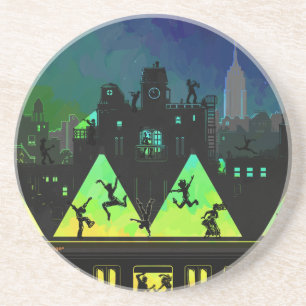 Porta-copos De Arenito New York Boogie Nights