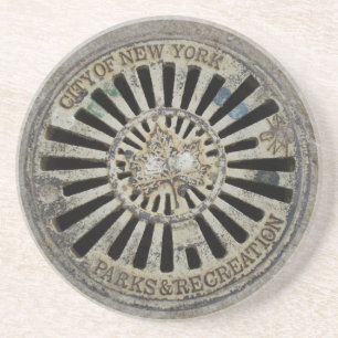 Porta-copos De Arenito NYC estaciona portas copos