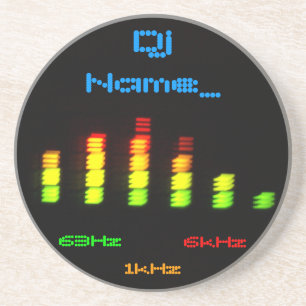 Porta-copos De Arenito O bar pessoal EQ do equalizador do DJ - adicione