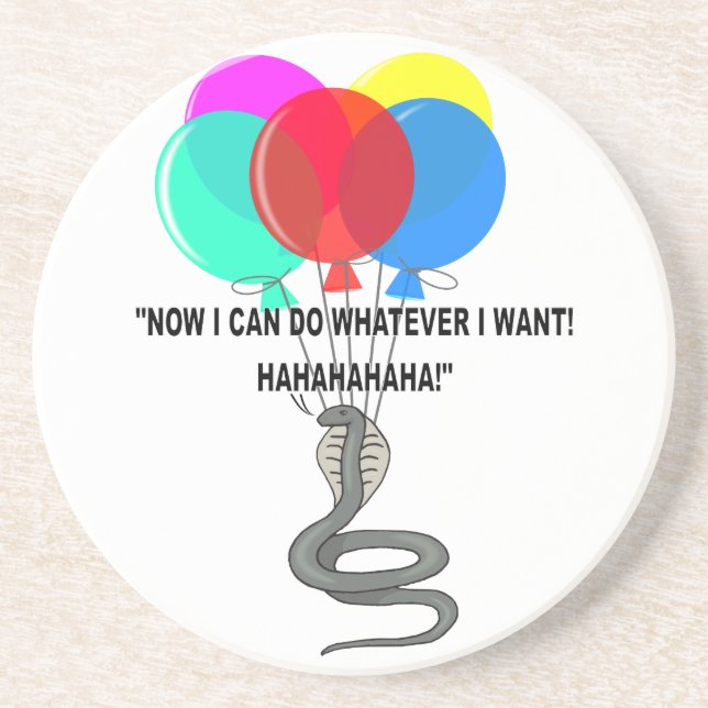 Porta-copos De Arenito O Cobra Voador (Frente)