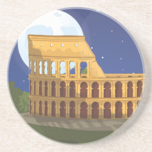 Porta-copos De Arenito O Coliseu de Roma