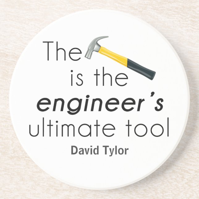 Porta-copos De Arenito O martelo (Frente)