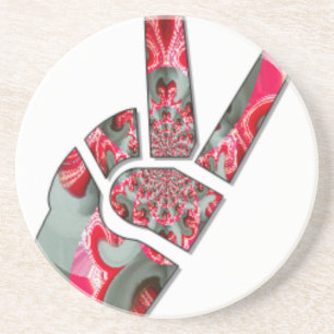 Porta-copos De Arenito O poder na palma: a saluta de dois dedos