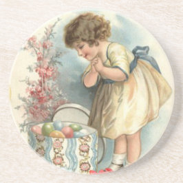 Porta-copos De Arenito ovos de Páscoa vitorianos