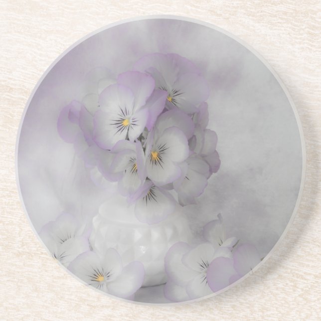 Porta-copos De Arenito Painéis Suaves (Frente)