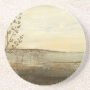Porta-copos De Arenito Paisagem solar moderna - Pintura a óleo