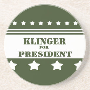Porta-copos De Arenito Para o presidente Klinger
