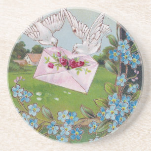 Porta-copos De Arenito Pássaros Entregam o Email